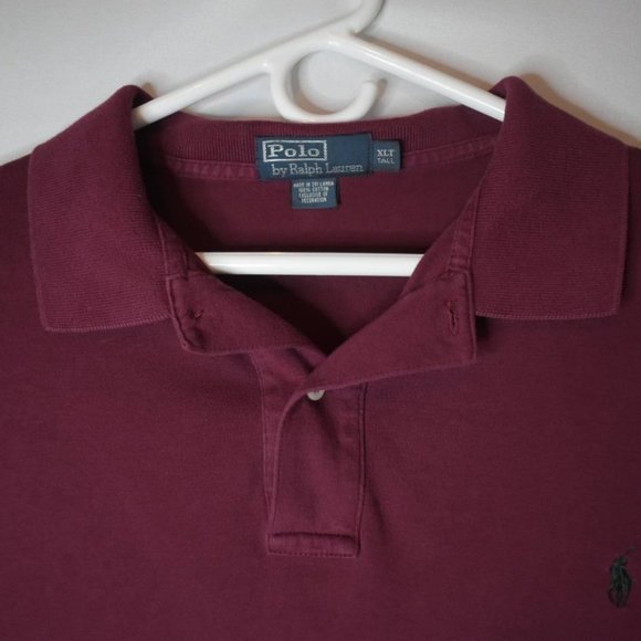 Ralph Lauren Polo Maroon Size XLT - Picture 1 of 4